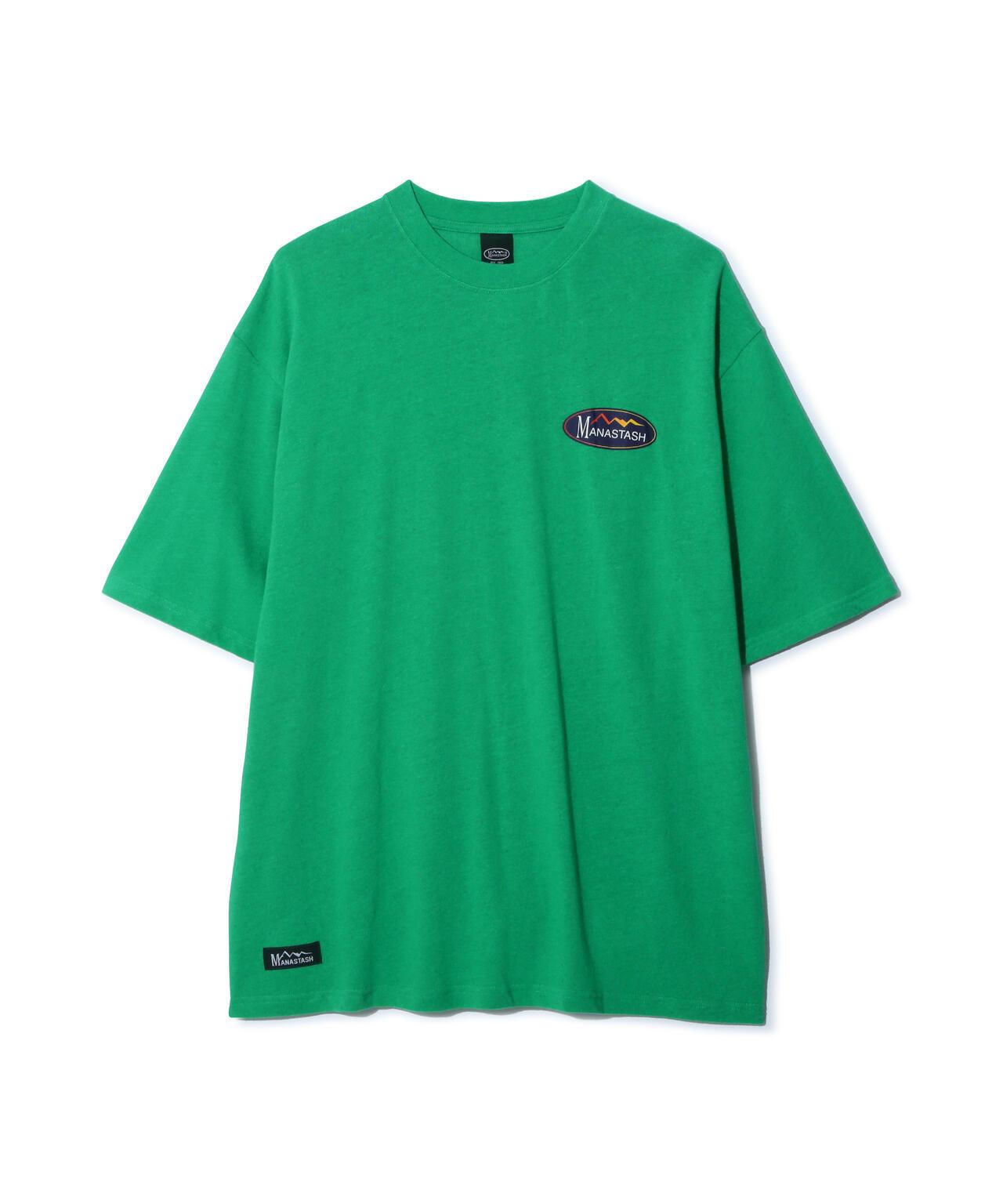 MANASTASH HEMP TEE ORIGINAL LOGO 大麻纖維印花T恤