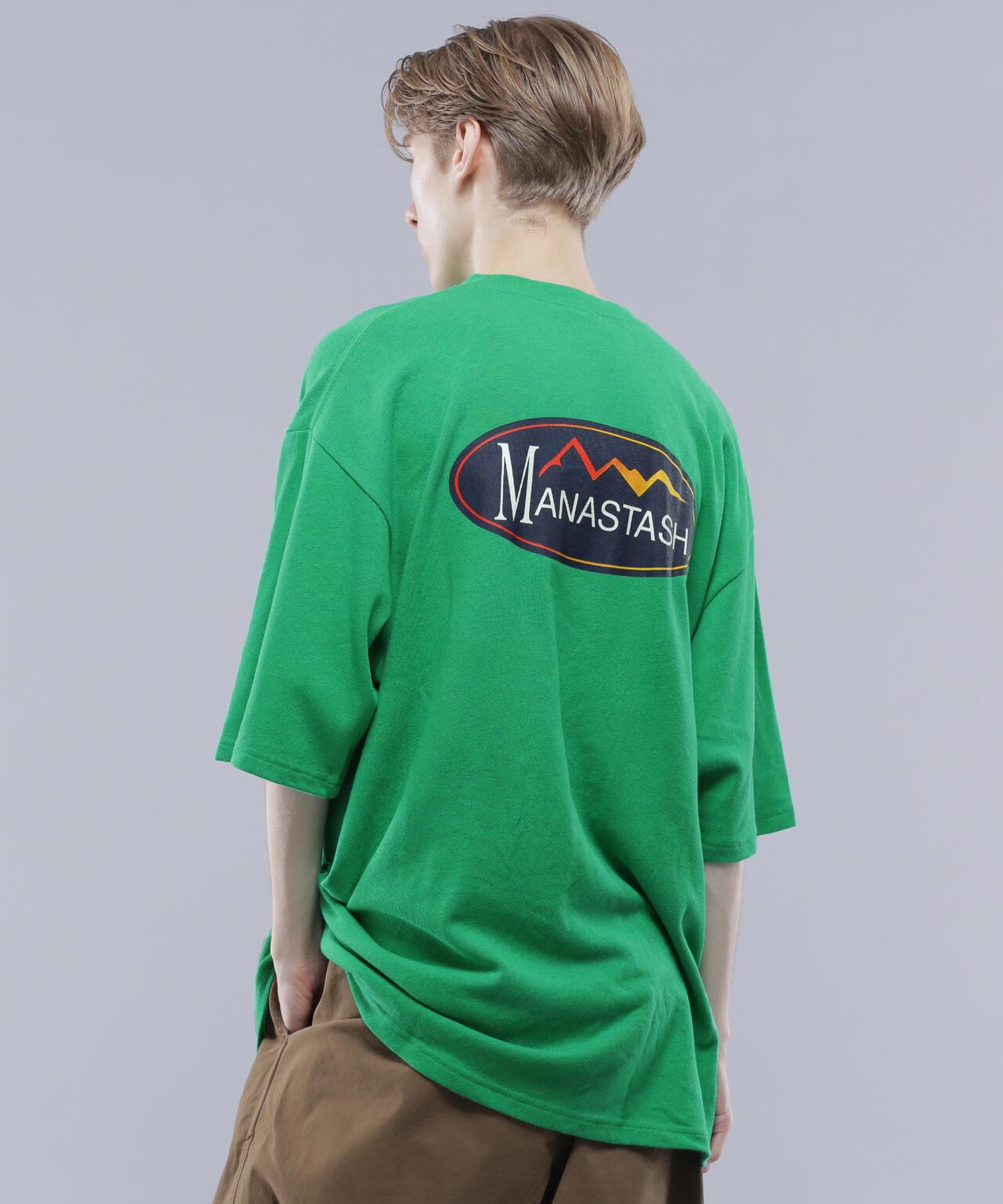 MANASTASH HEMP TEE ORIGINAL LOGO 大麻纖維印花T恤