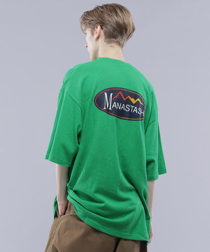 MANASTASH HEMP TEE ORIGINAL LOGO 大麻纖維印花T恤