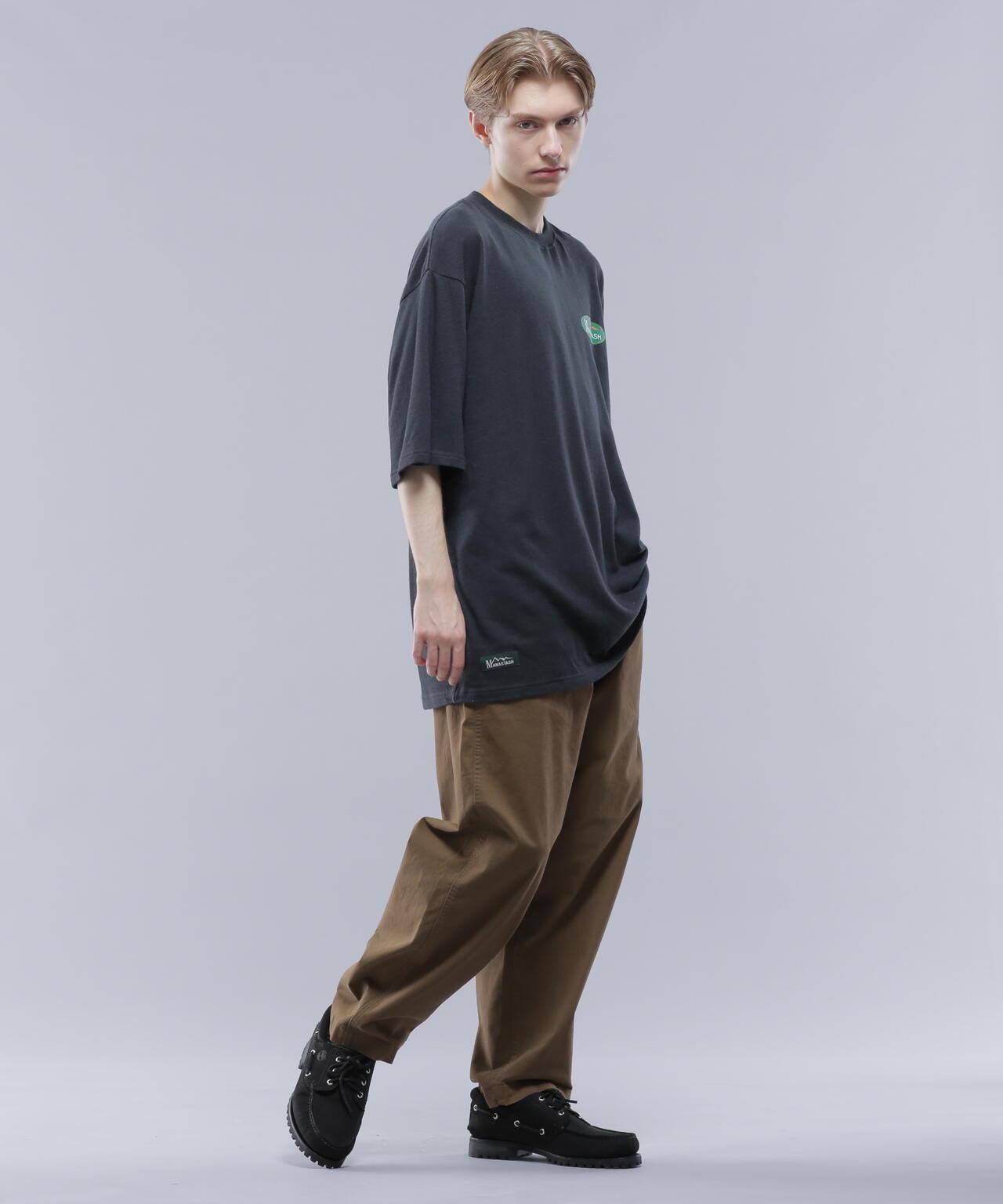 MANASTASH HEMP TEE ORIGINAL LOGO 大麻纖維印花T恤