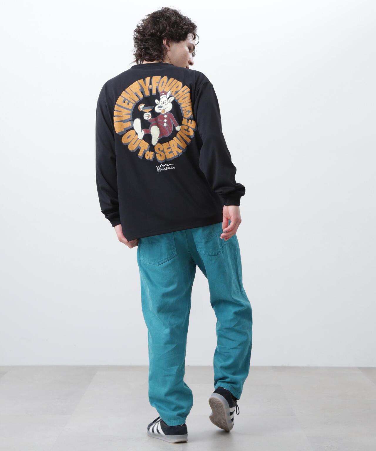 MANASTASH/マナスタッシュ RE:POLY L/S TEE 24HRS 長袖T恤