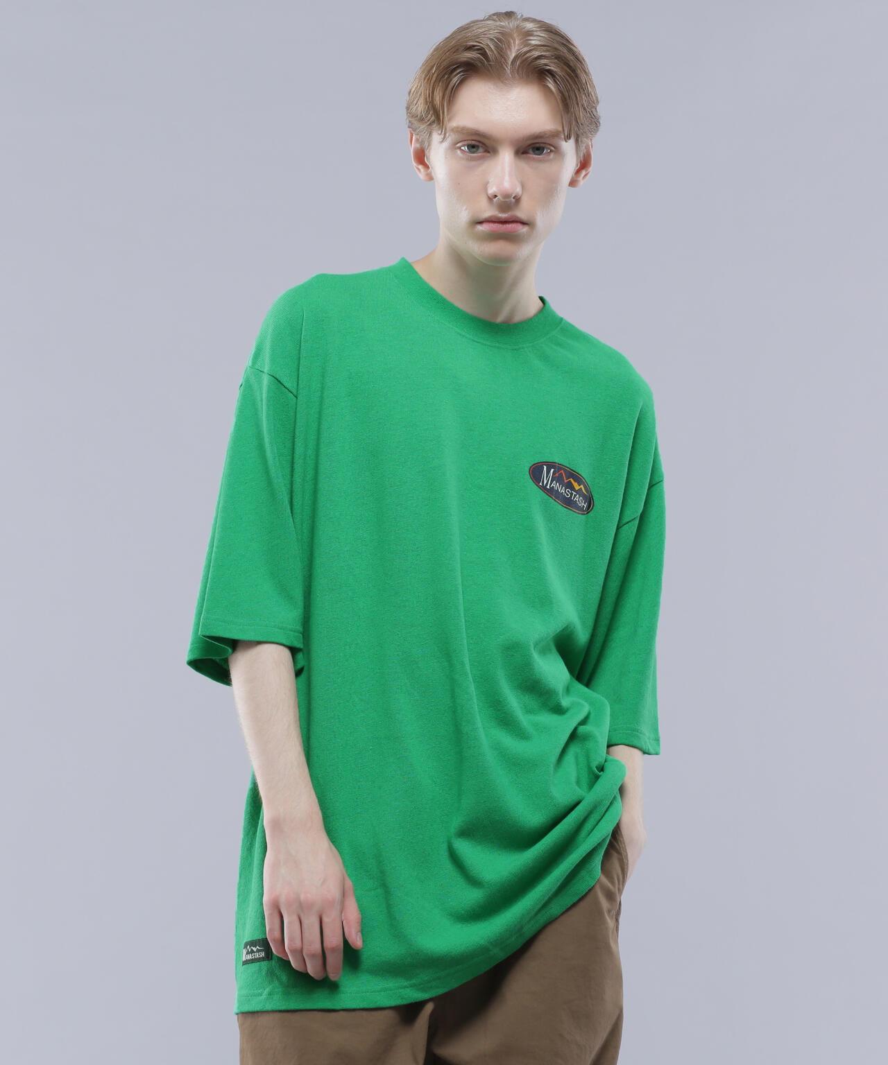 MANASTASH HEMP TEE ORIGINAL LOGO 大麻纖維印花T恤