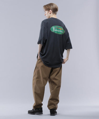 MANASTASH HEMP TEE ORIGINAL LOGO 大麻纖維印花T恤