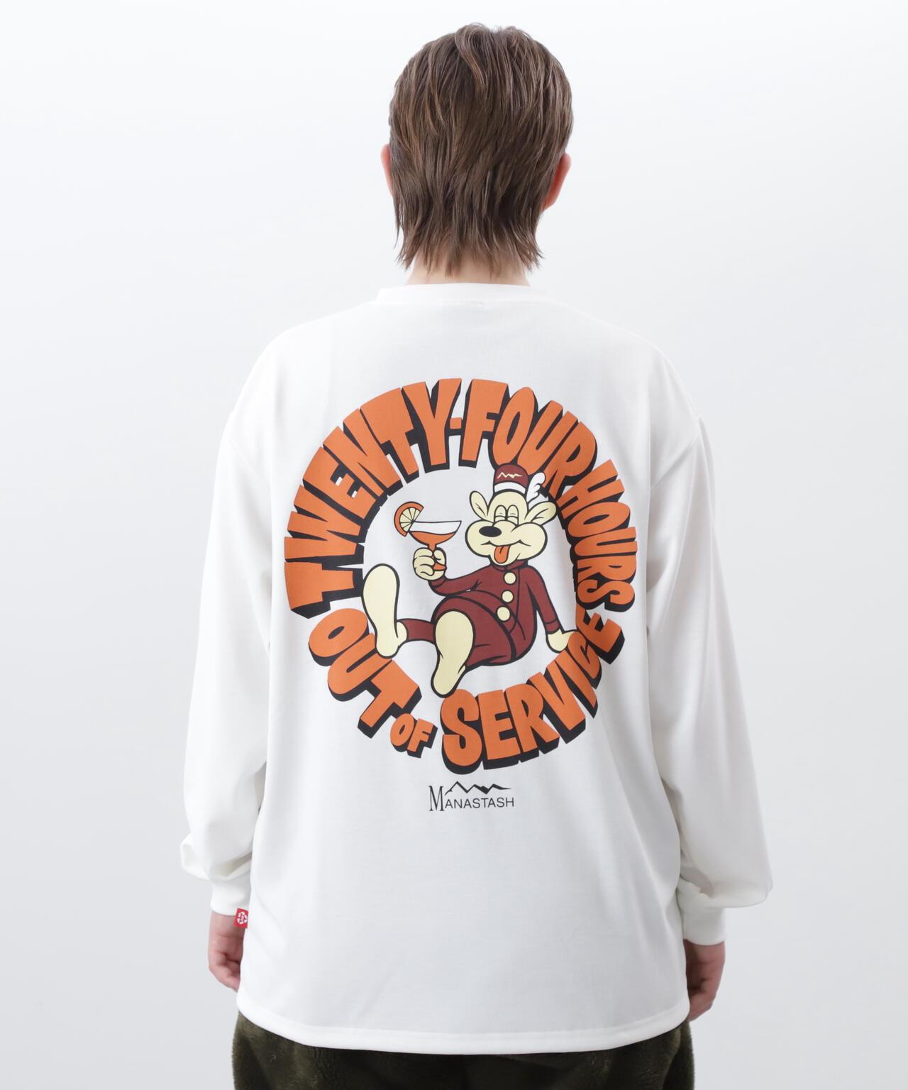 MANASTASH/マナスタッシュ RE:POLY L/S TEE 24HRS 長袖T恤