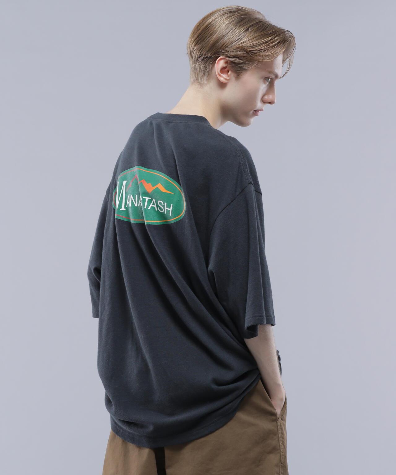 MANASTASH HEMP TEE ORIGINAL LOGO 大麻纖維印花T恤