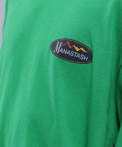 MANASTASH HEMP TEE ORIGINAL LOGO 大麻纖維印花T恤