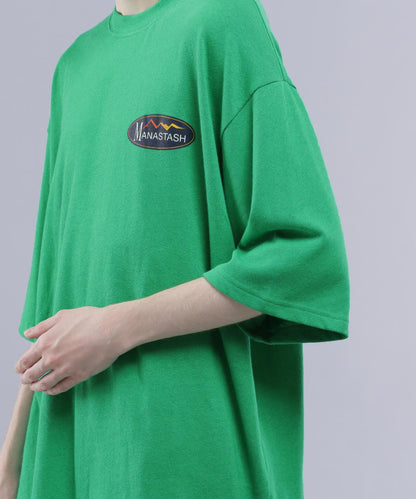MANASTASH HEMP TEE ORIGINAL LOGO 大麻纖維印花T恤