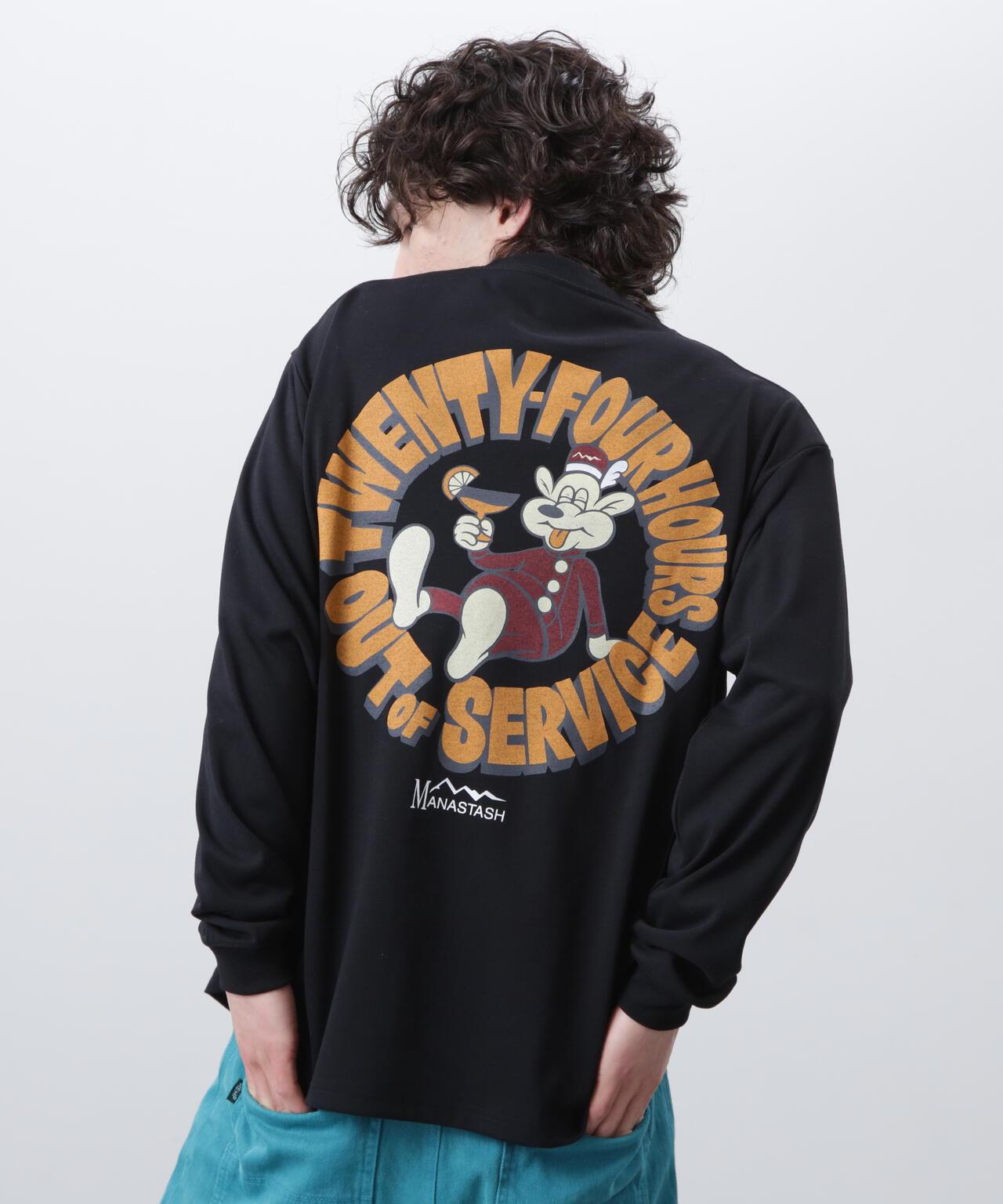 MANASTASH/マナスタッシュ RE:POLY L/S TEE 24HRS 長袖T恤