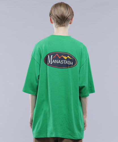 MANASTASH HEMP TEE ORIGINAL LOGO 大麻纖維印花T恤