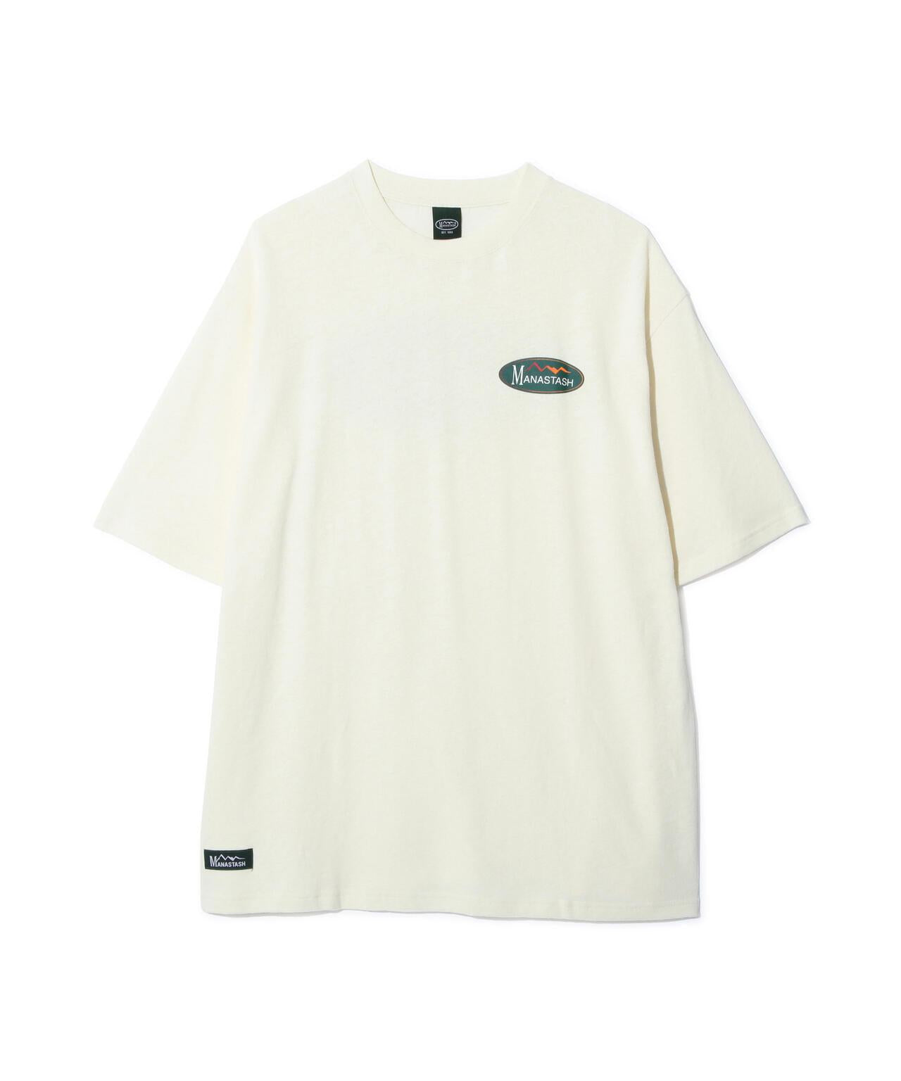 MANASTASH HEMP TEE ORIGINAL LOGO 大麻纖維印花T恤
