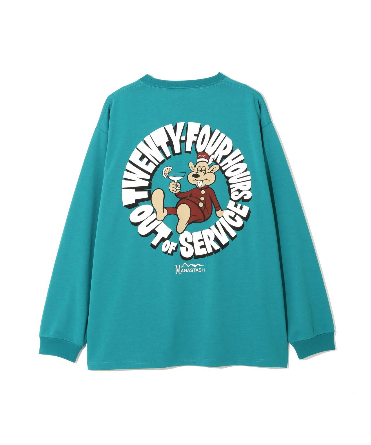 MANASTASH/マナスタッシュ RE:POLY L/S TEE 24HRS 長袖T恤