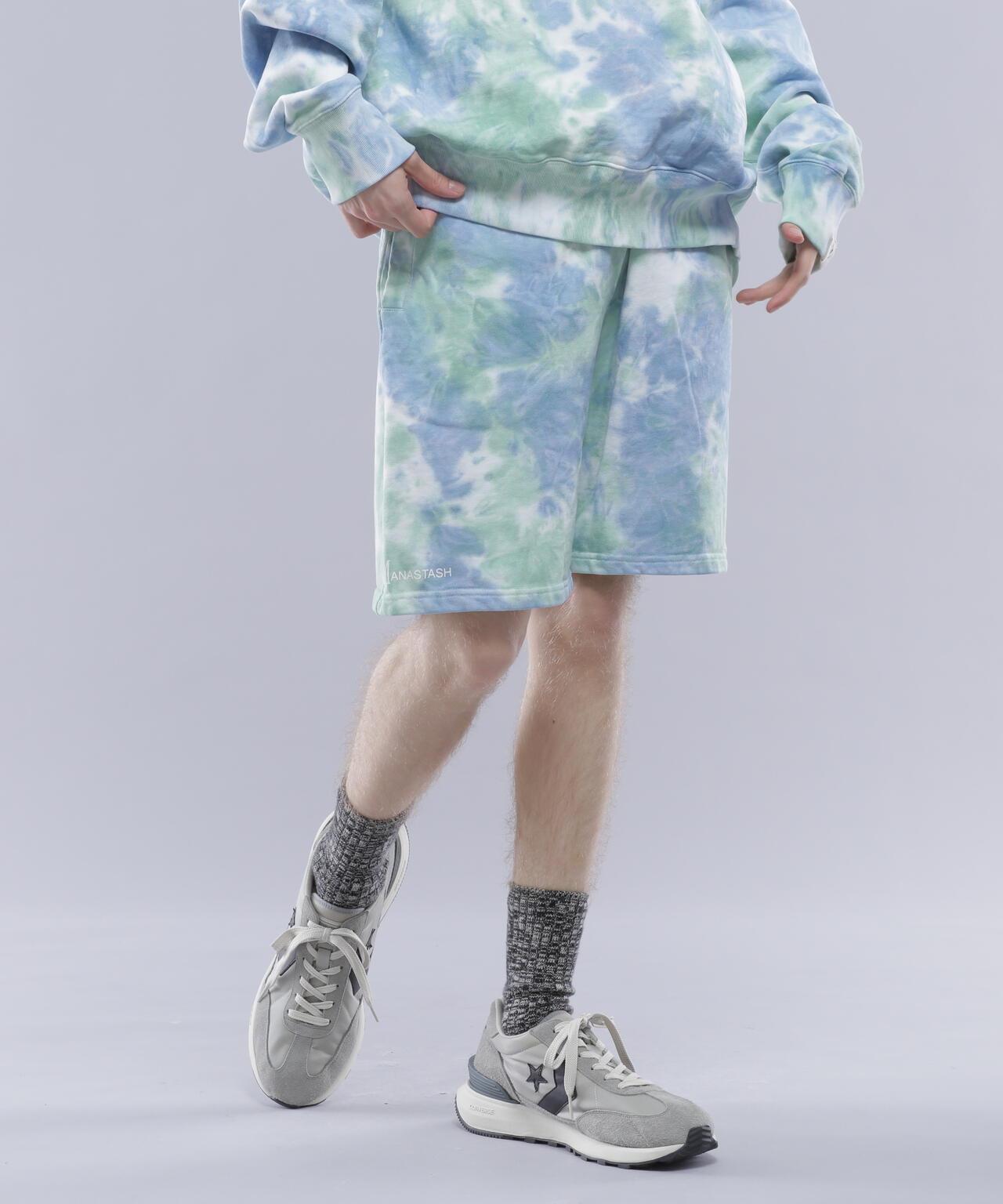 MANASTASH TIE DYE SWEAT SHORTS 扎染衛褲短褲