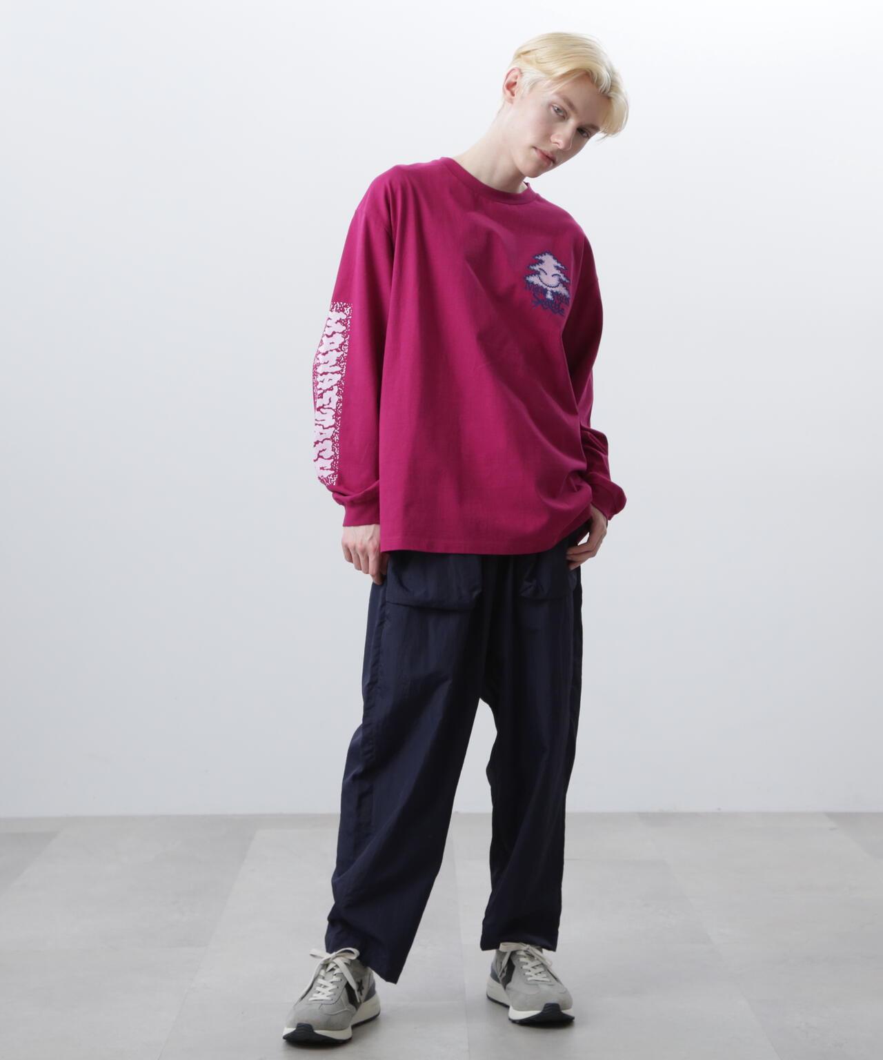 MANASTASH/マナスタッシュ 樹木圖案 RE:CTN L/S TEE TREE 長袖T恤