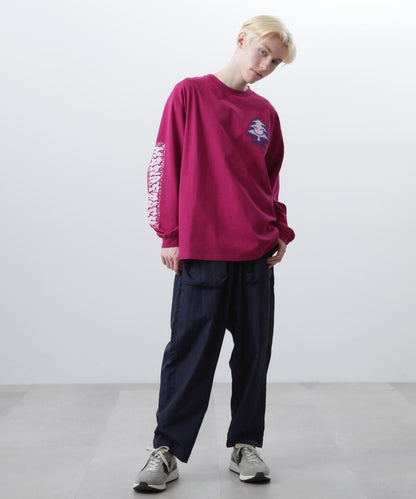MANASTASH/マナスタッシュ 樹木圖案 RE:CTN L/S TEE TREE 長袖T恤