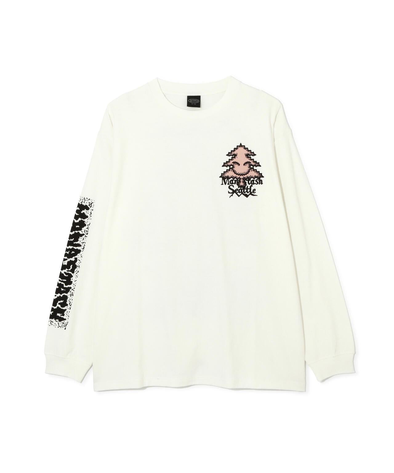 MANASTASH/マナスタッシュ 樹木圖案 RE:CTN L/S TEE TREE 長袖T恤