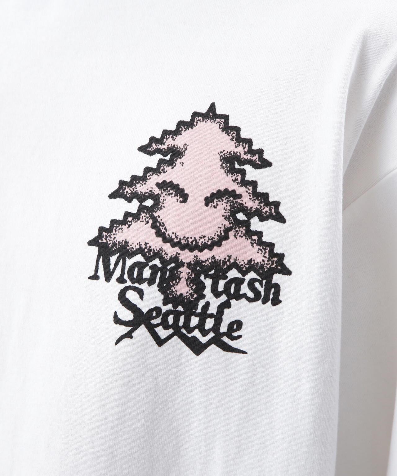 MANASTASH/マナスタッシュ 樹木圖案 RE:CTN L/S TEE TREE 長袖T恤