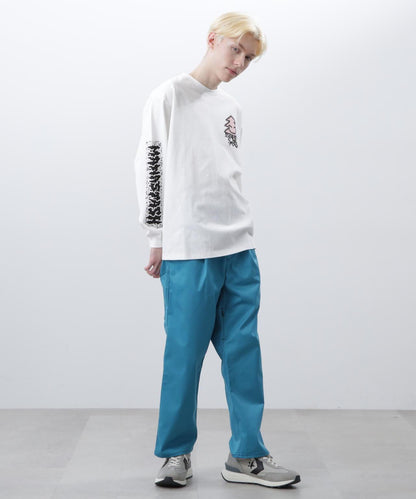 MANASTASH/マナスタッシュ 樹木圖案 RE:CTN L/S TEE TREE 長袖T恤