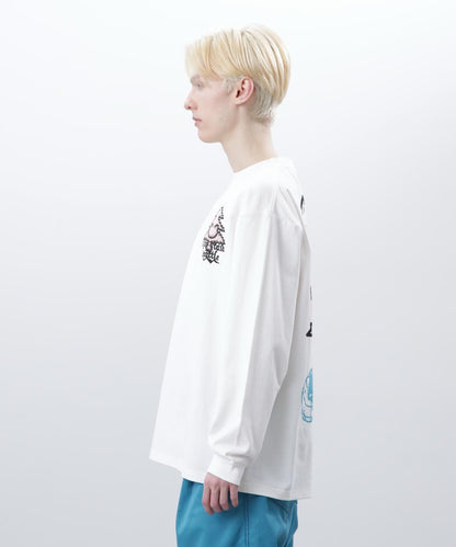MANASTASH/マナスタッシュ 樹木圖案 RE:CTN L/S TEE TREE 長袖T恤