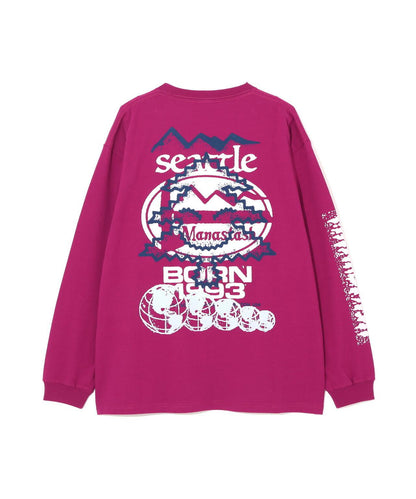 MANASTASH/マナスタッシュ 樹木圖案 RE:CTN L/S TEE TREE 長袖T恤