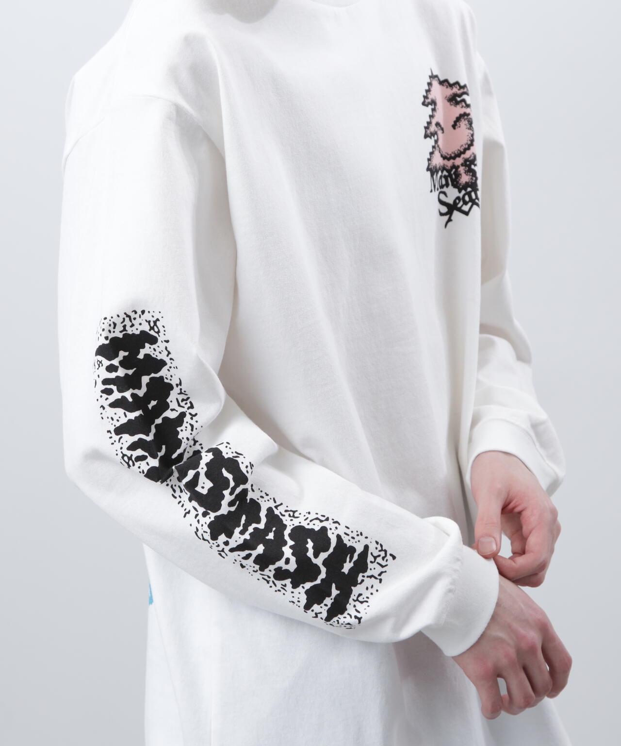 MANASTASH/マナスタッシュ 樹木圖案 RE:CTN L/S TEE TREE 長袖T恤