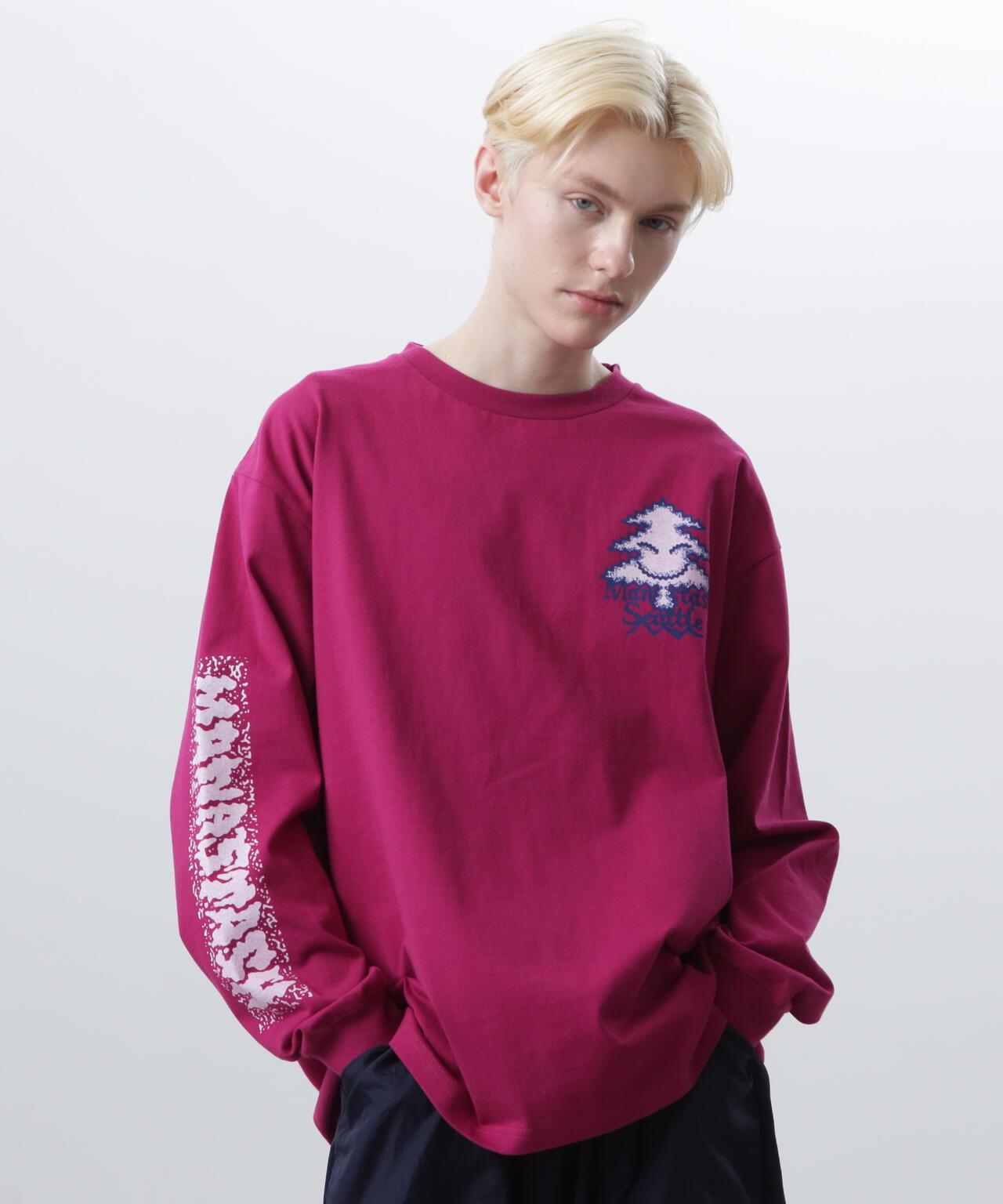 MANASTASH/マナスタッシュ 樹木圖案 RE:CTN L/S TEE TREE 長袖T恤