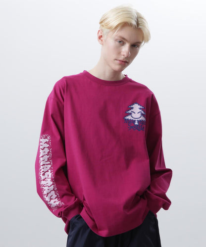 MANASTASH/マナスタッシュ 樹木圖案 RE:CTN L/S TEE TREE 長袖T恤