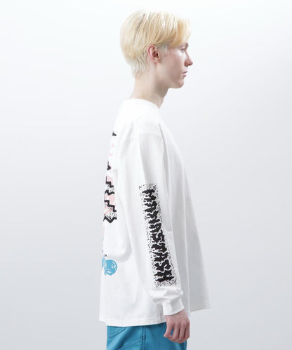 MANASTASH/マナスタッシュ 樹木圖案 RE:CTN L/S TEE TREE 長袖T恤
