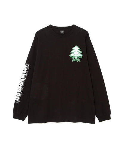 MANASTASH/マナスタッシュ 樹木圖案 RE:CTN L/S TEE TREE 長袖T恤