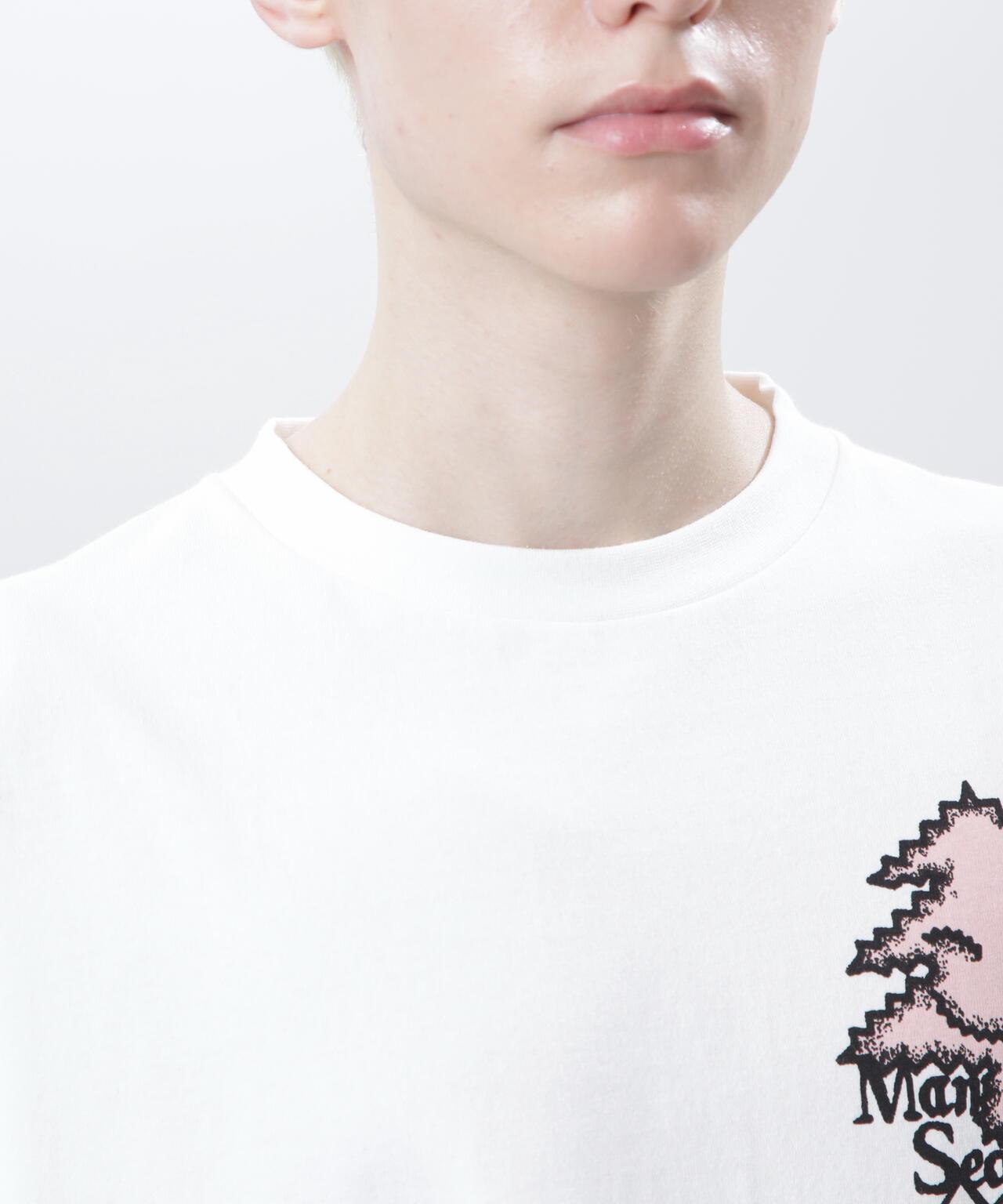 MANASTASH/マナスタッシュ 樹木圖案 RE:CTN L/S TEE TREE 長袖T恤