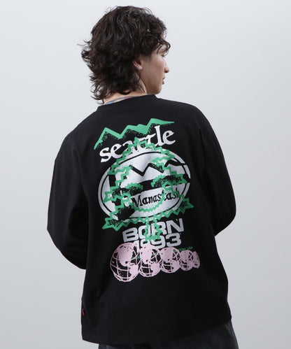 MANASTASH/マナスタッシュ 樹木圖案 RE:CTN L/S TEE TREE 長袖T恤