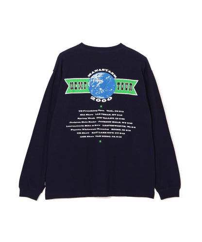 MANASTASH 麻質長袖T恤 HEMP TOUR 2000