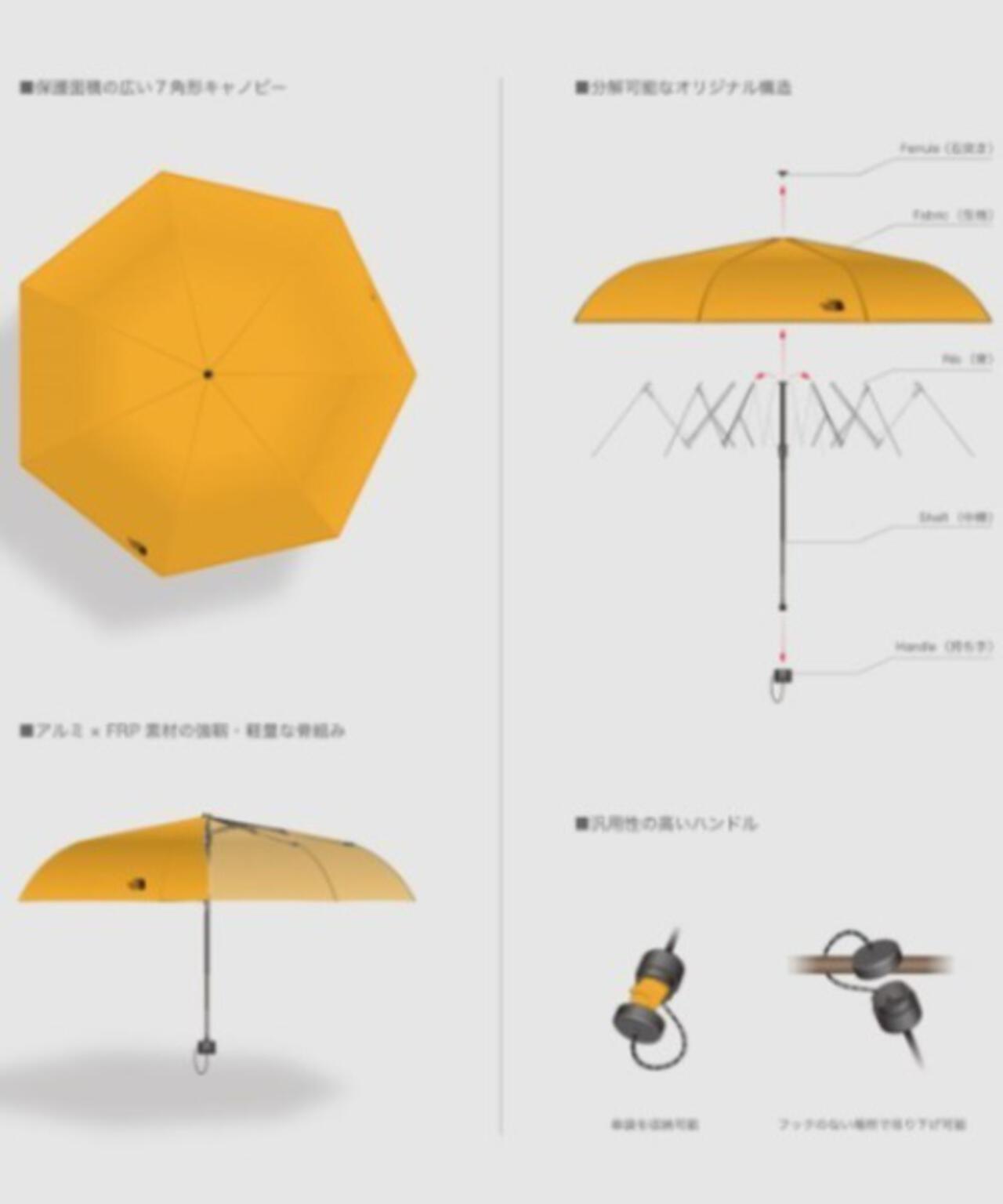 THE NORTH FACE Module Umbrella 摺疊傘
