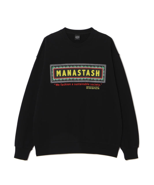 MANASTASH CiTee SWEAT FRAME LOGO 框架LOGO圖案 衛衣