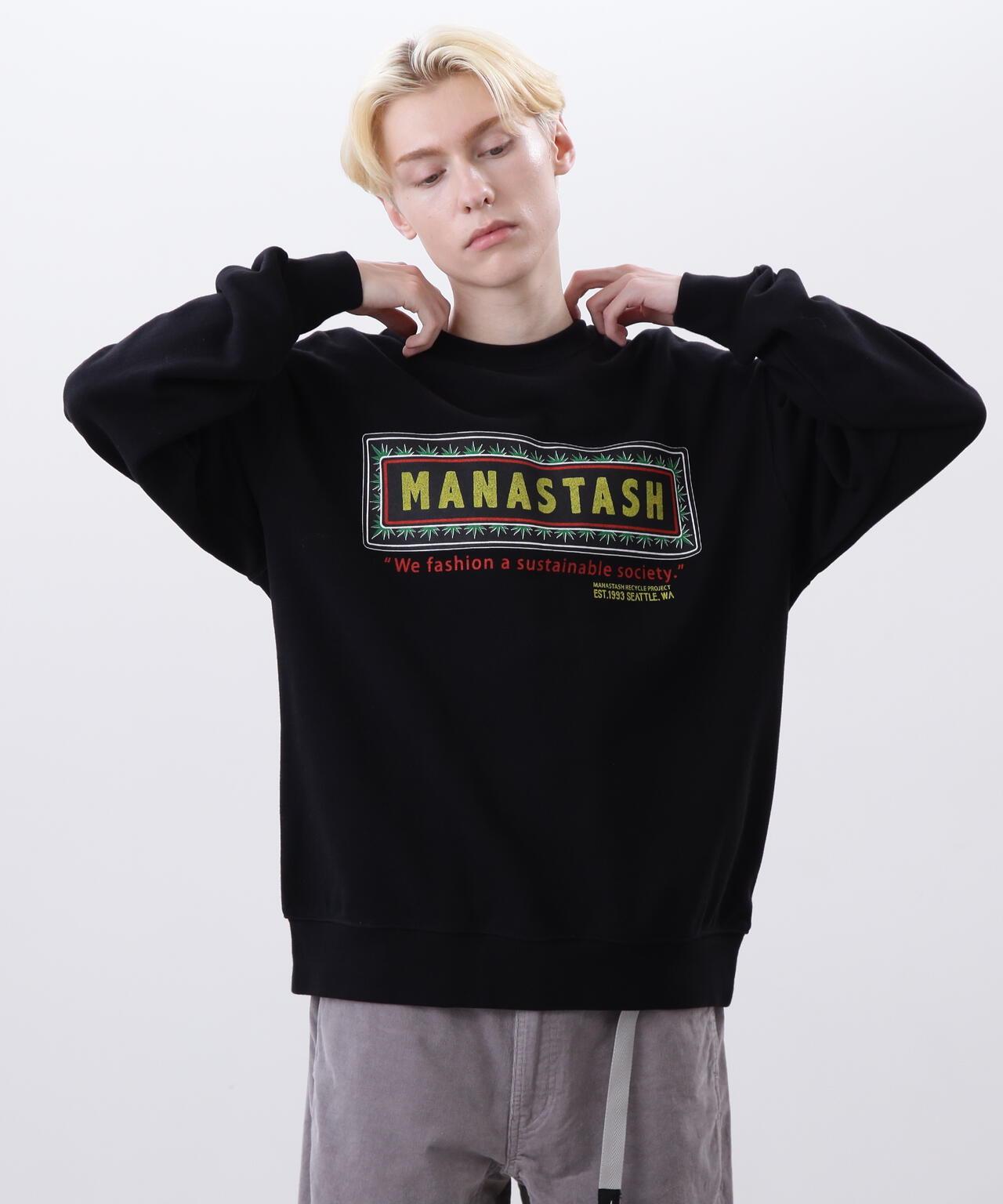 MANASTASH CiTee SWEAT FRAME LOGO 框架LOGO圖案 衛衣