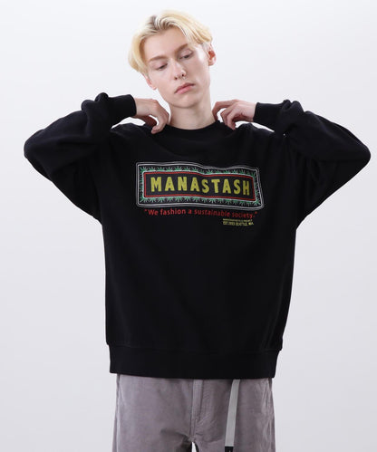 MANASTASH CiTee SWEAT FRAME LOGO 框架LOGO圖案 衛衣