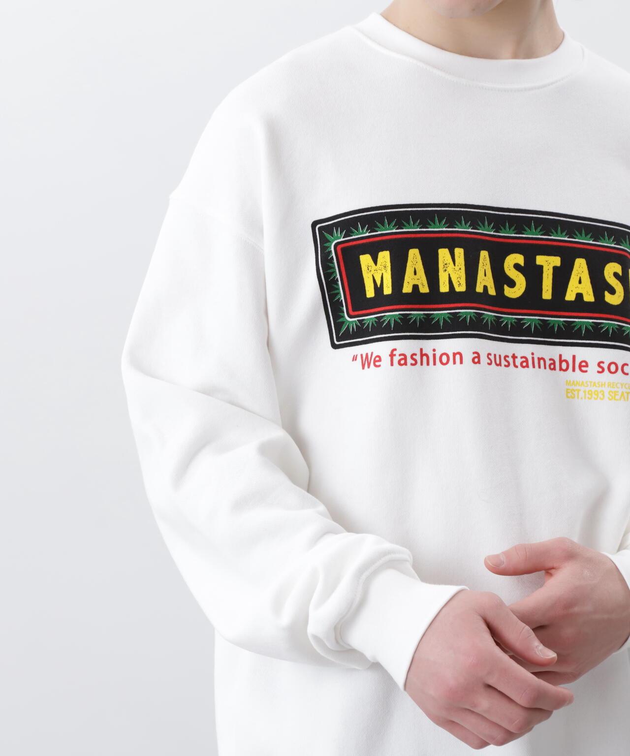 MANASTASH CiTee SWEAT FRAME LOGO 框架LOGO圖案 衛衣