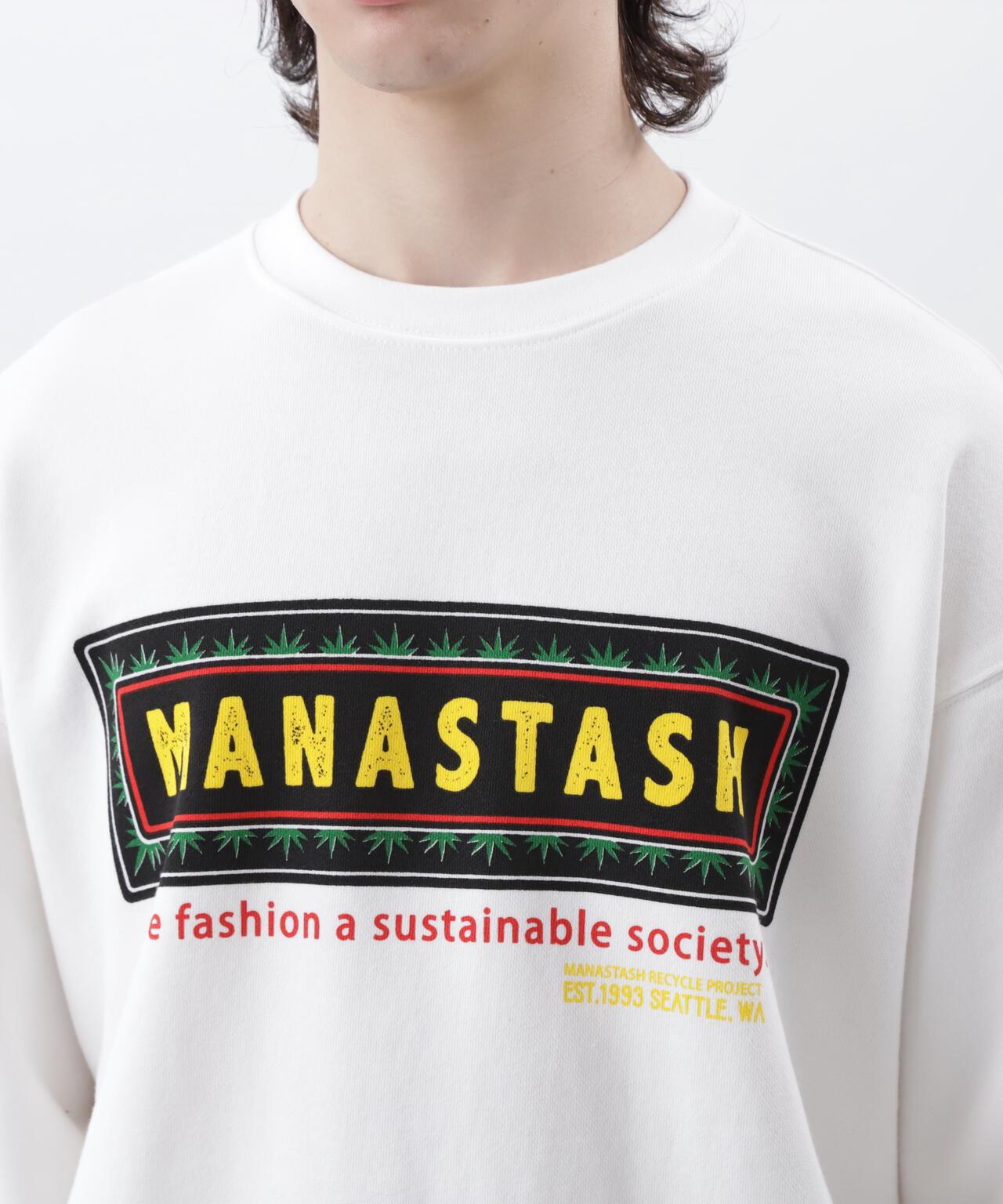 MANASTASH CiTee SWEAT FRAME LOGO 框架LOGO圖案 衛衣