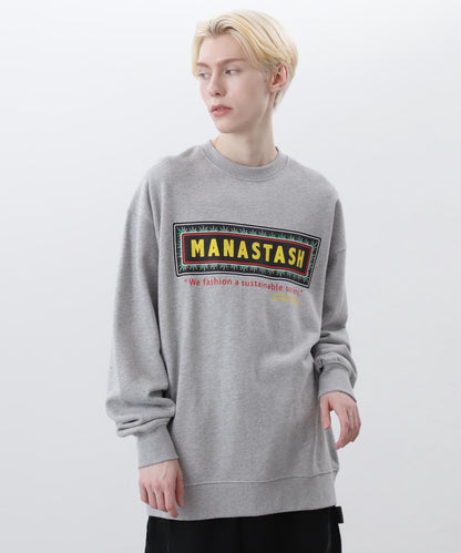 MANASTASH CiTee SWEAT FRAME LOGO 框架LOGO圖案 衛衣