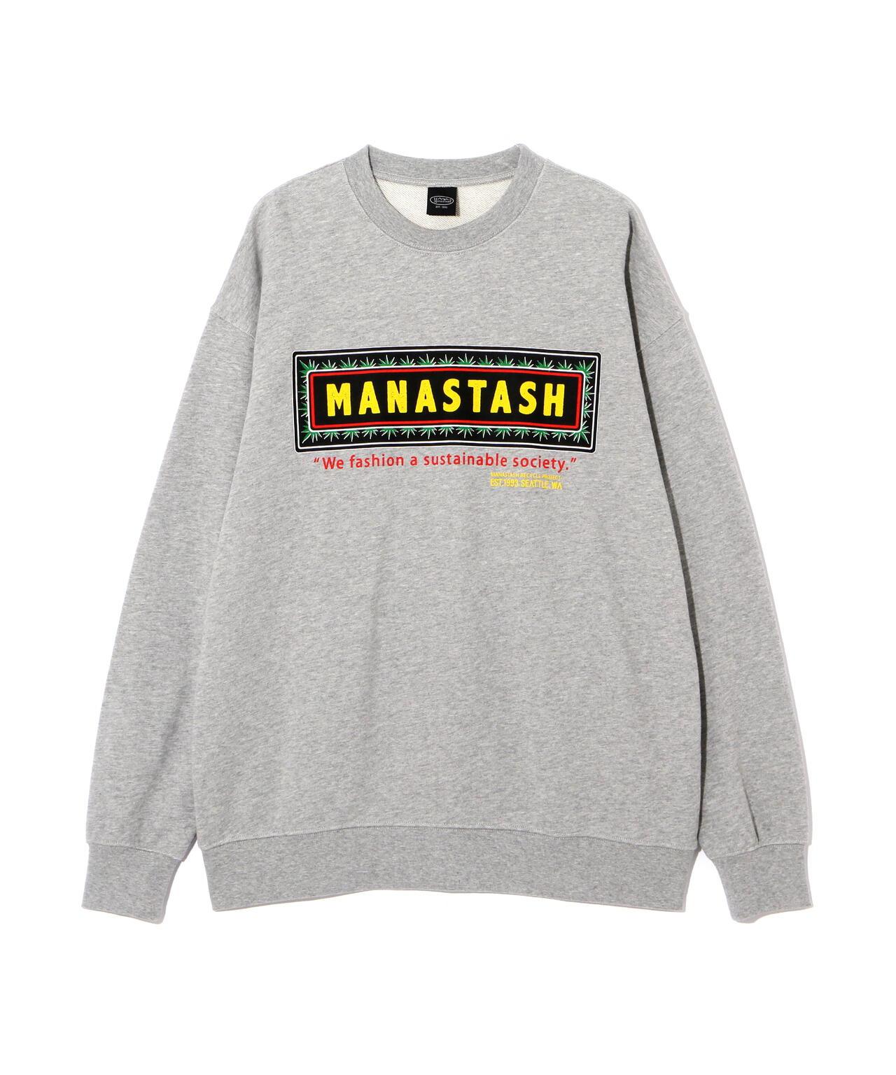 MANASTASH CiTee SWEAT FRAME LOGO 框架LOGO圖案 衛衣