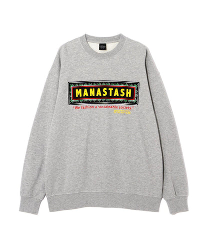 MANASTASH CiTee SWEAT FRAME LOGO 框架LOGO圖案 衛衣