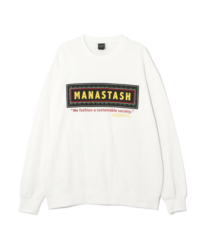 MANASTASH CiTee SWEAT FRAME LOGO 框架LOGO圖案 衛衣