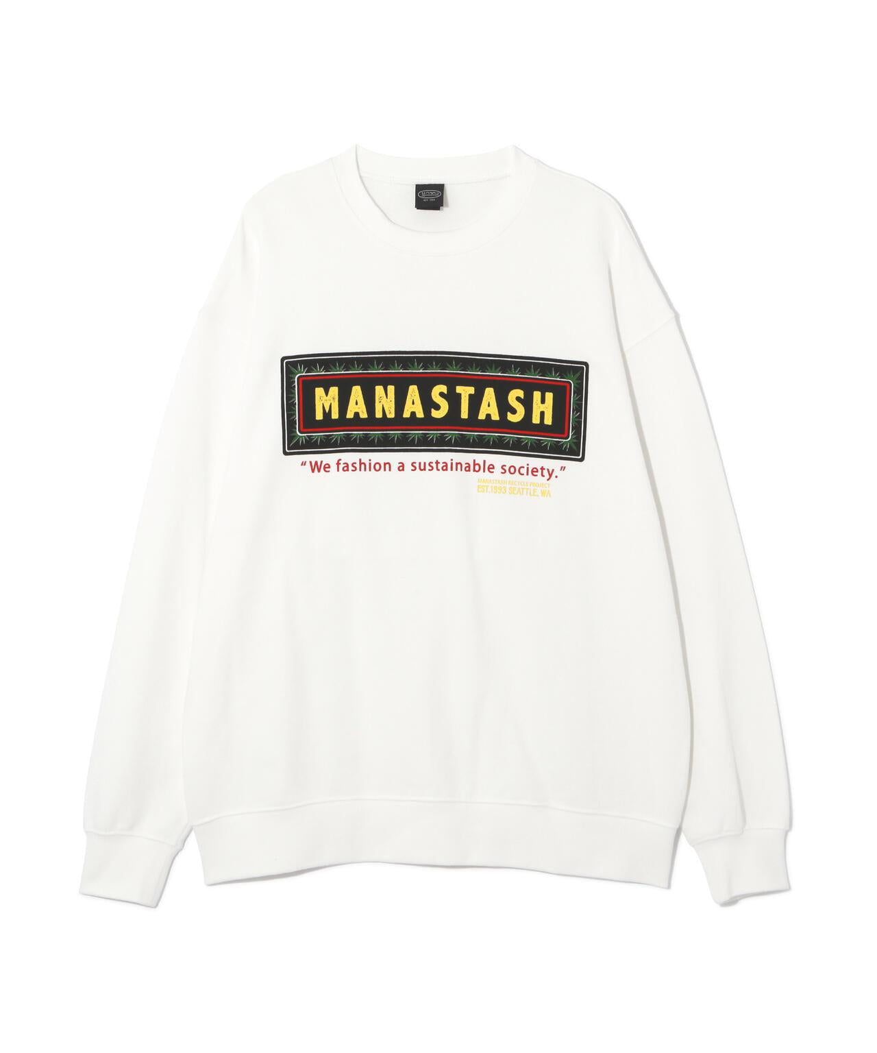 MANASTASH CiTee SWEAT FRAME LOGO 框架LOGO圖案 衛衣