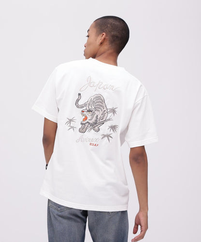SOUVENIR TIGER 圖案 短袖T恤