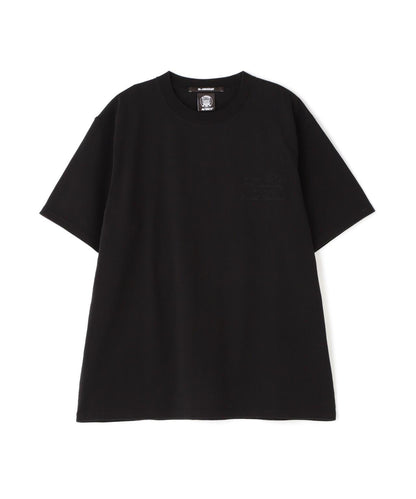 《50th Anniversary》LEATHER PATCHED VARSITY T-SHIRT 皮革貼片設計 短袖T恤