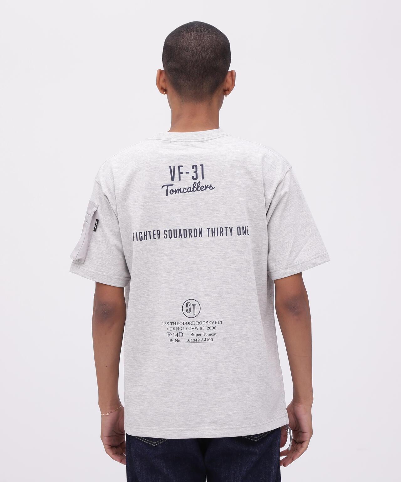 AVIREX MIL. POCKET T-SHIRT 工裝口袋短袖T恤