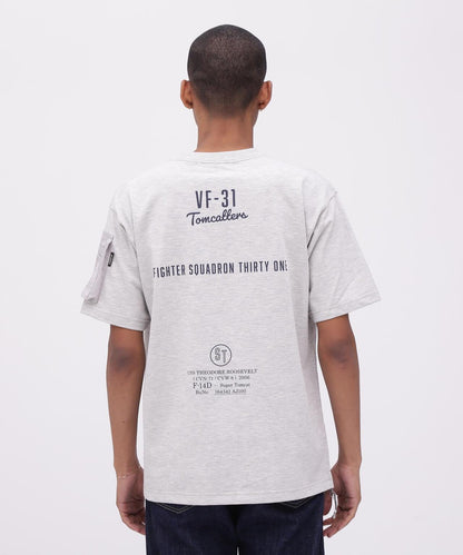 AVIREX MIL. POCKET T-SHIRT 工裝口袋短袖T恤