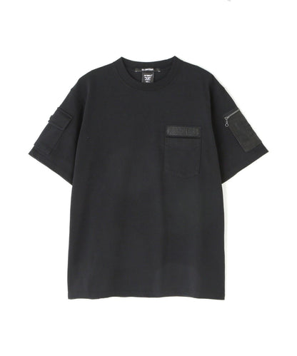 皮革拼接工裝短袖T恤 LEATHER PATCHED FATIGUE T-SHIRT 《50th Anniversary》
