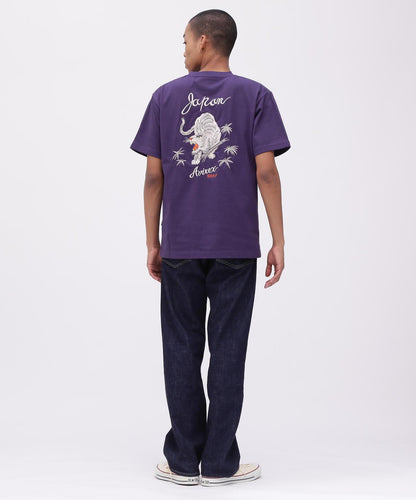 SOUVENIR TIGER 圖案 短袖T恤