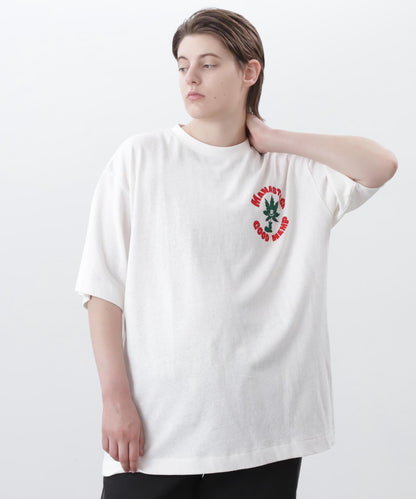 MANASTASH HEMP TEE GOOD HEMP 大麻纖維印花 T恤