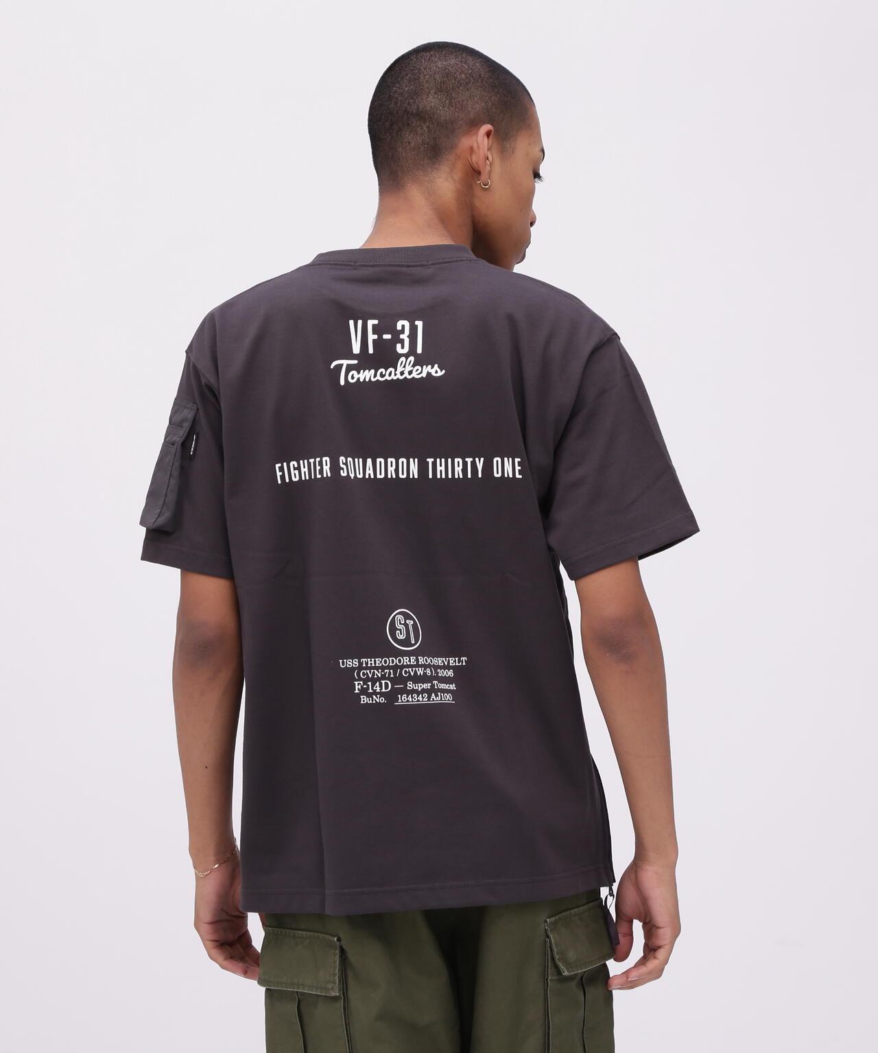 AVIREX MIL. POCKET T-SHIRT 工裝口袋短袖T恤